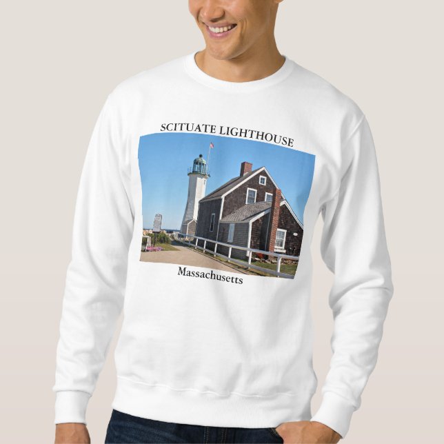 Scituate Lighthouse, Massachusetts Sweatshirt (Front)