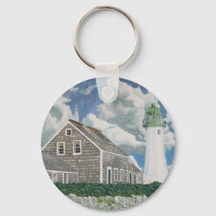 Scituate Lightkeeper's House Keychain