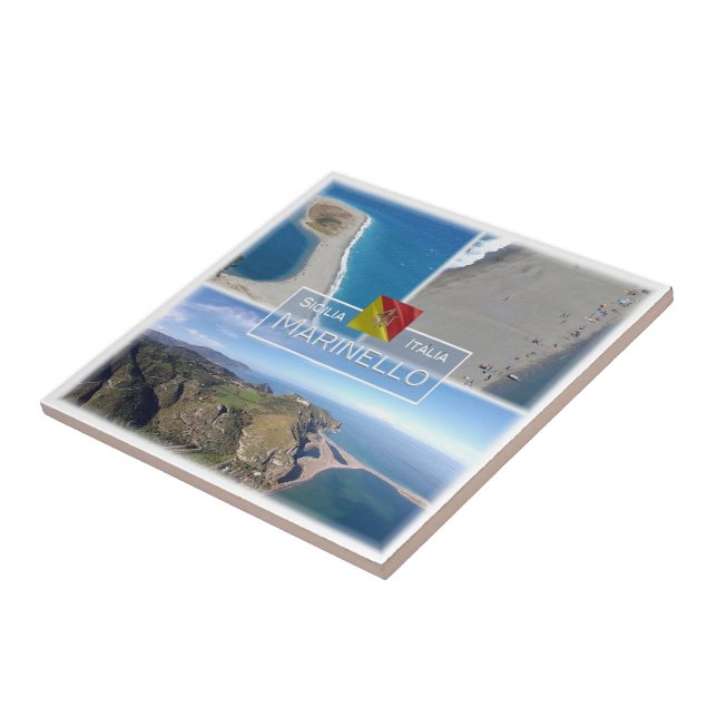 SCL007 MARINELLO, Nature Reserve, Mosaic, Tile (Side)
