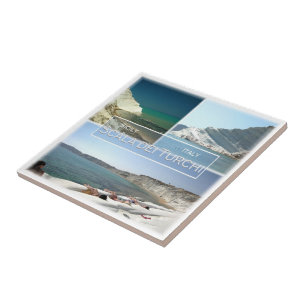 SCL022 SCALA DEI TURCHI, Mosaic, Sicily, Tile