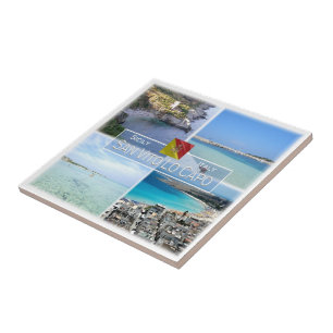 SCL023 SAN VITO LO CAPO, Mosaic, Sicily, Tile