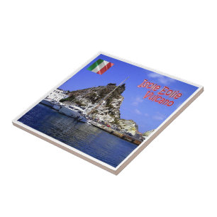 SCL035 AEOLIAN ISLANDS, Volcano, Sicily. Tile