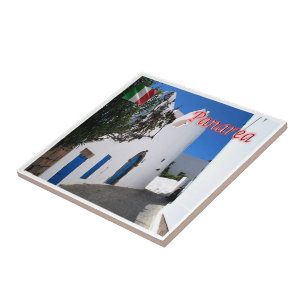 SCL040 AEOLIAN ISLANDS, PANAREA, Sicily, Tile