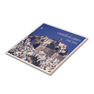 SCL046 AEOLIAN ISLANDS LIPARI, Sicily, Tile
