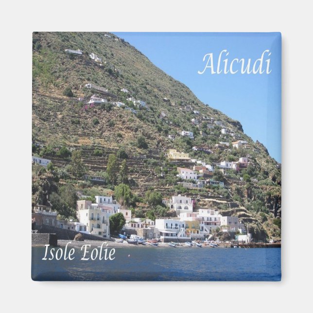SCL051 ALICUDI, AEOLIAN ISLANDS, Sicily, Fridge Magnet (Front)