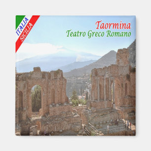 SCL065 TAORMINA, Sicily, Italy, Fridge Magnet