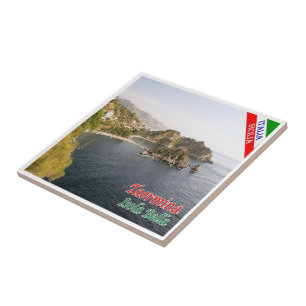 SCL068 TAORMINA, Isola Bella, Sicily, Tile
