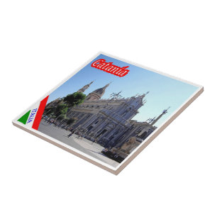 SCL096 CATANIA Cathedral, Sicily, Italy, Tile