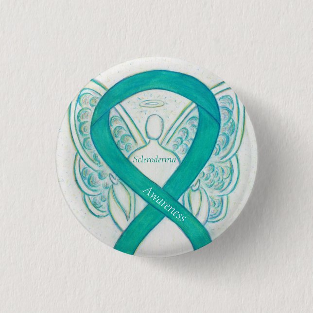 Scleroderma Angel Awareness Ribbon Pins (Front)