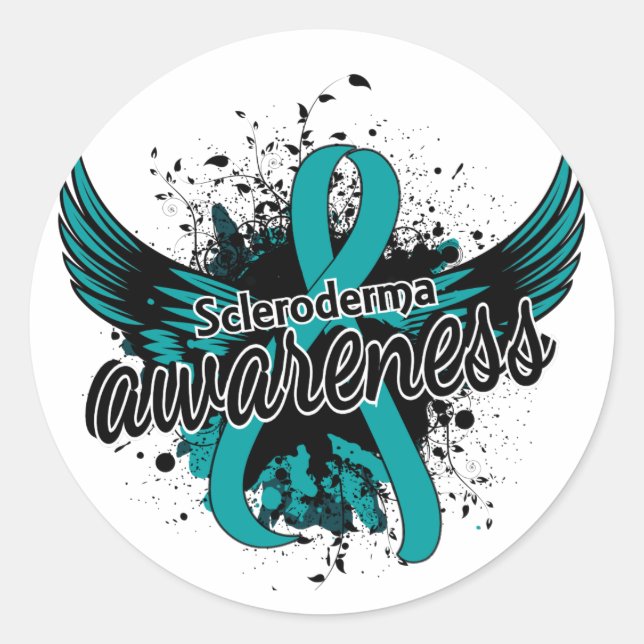 Scleroderma Awareness 16 Classic Round Sticker (Front)