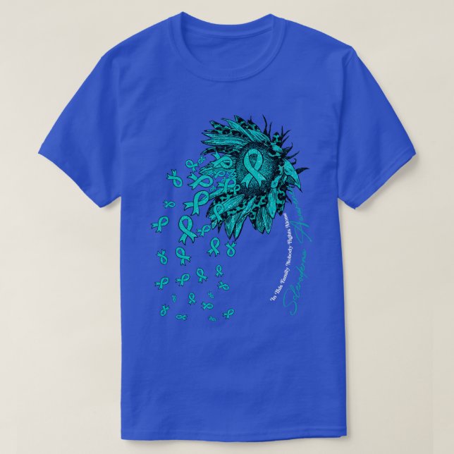Scleroderma Awareness Awareness sunflower nobody f T-Shirt (Design Front)