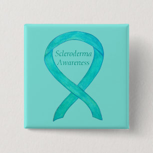 Scleroderma Awareness Ribbon Custom Pins
