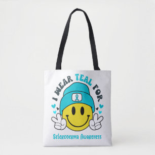 Scleroderma Awareness Ribbon Support Gifts Tote Bag