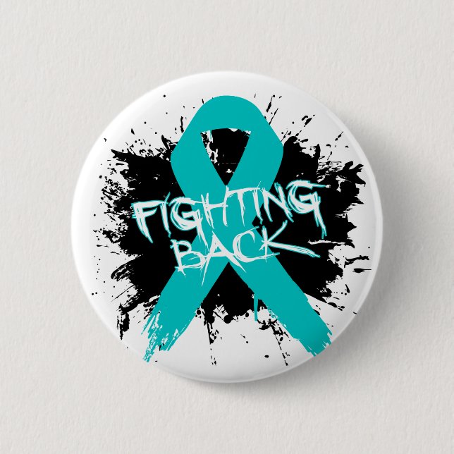 Scleroderma - Fighting Back 2 Inch Round Button (Front)