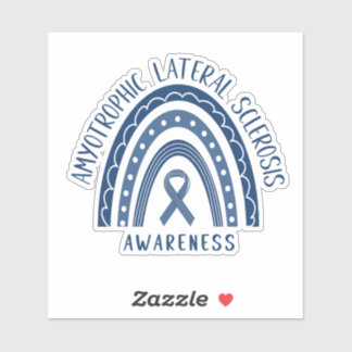 Sclérose latérale amyotrophique ALS Sticker arc-en