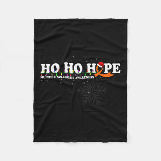Sclerosis Awareness Christmas Wish Fleece Blanket