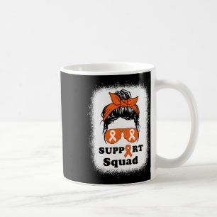 Sclerosis Awareness Messy Bun Support Squad Ms Mom Coffee Mug