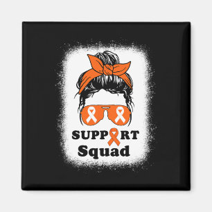 Sclerosis Awareness Messy Bun Support Squad Ms Mom Magnet