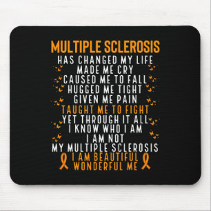 Sclerosis Awareness Survivor Cure Fight Ms Warrior Mouse Pad