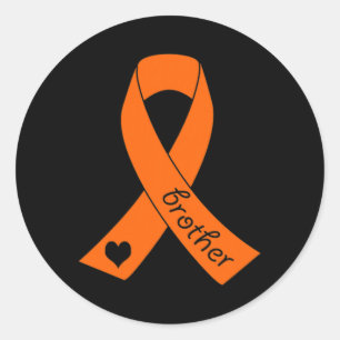Sclerosis Brother Mens And Sizes  Classic Round Sticker