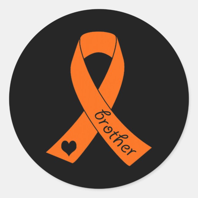Sclerosis Brother Mens And Sizes  Classic Round Sticker (Front)