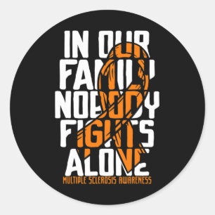 Sclerosis Ms Support Multiple Sclerosis Awareness  Classic Round Sticker