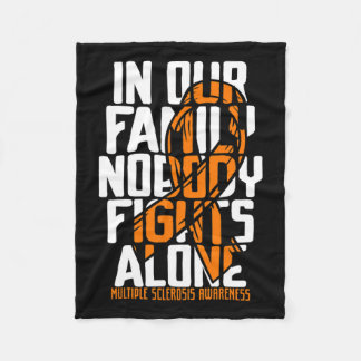 Sclerosis Ms Support Multiple Sclerosis Awareness Fleece Blanket