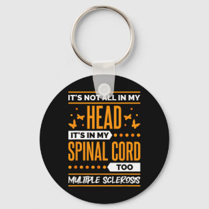 Sclerosis Quote For Ms Sclerosis Awareness Keychain