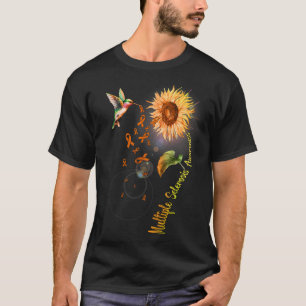 Sclerosis Sunflower Hummingbird T-Shirt