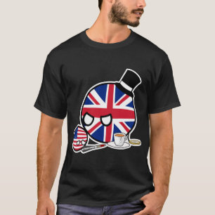Scolding UKball USAball  Polandball Countryball   T-Shirt