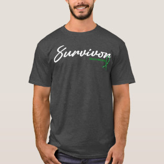 Scoliosis Awareness Survivor Glitter Ribbon Hope F T-Shirt