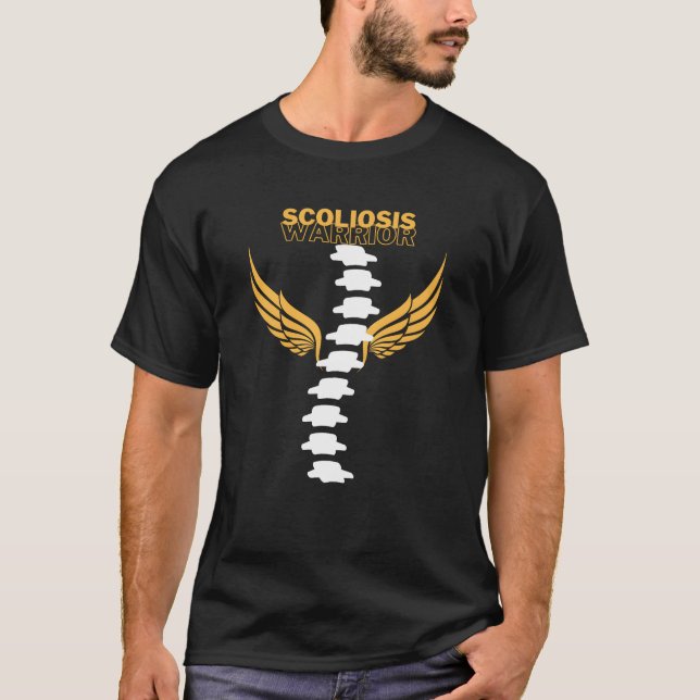 SCOLIOSIS WARRIOR funny T-Shirt (Front)