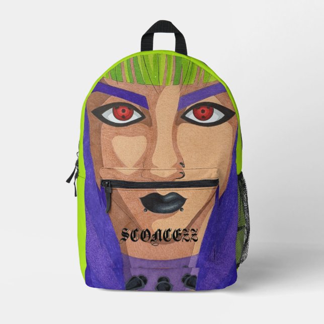 sconcezz's logo printed backpack (Front)