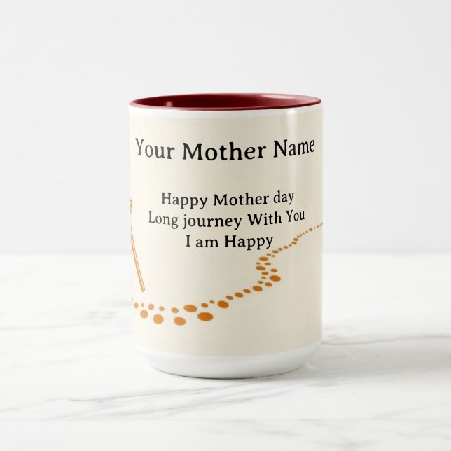 Scone Crumb Trail Labyrinth Love Mug (Center)