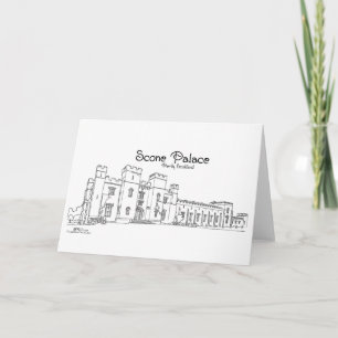 Scone Palace, Perth, Scotland Card