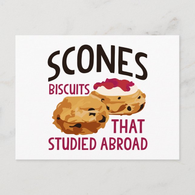 Scones Postcard (Front)