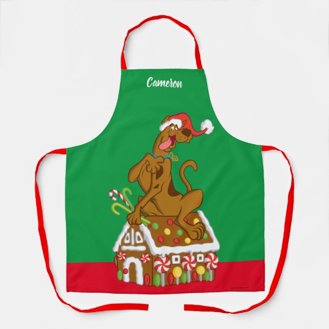 Scooby and Gingerbread House Apron (Front)