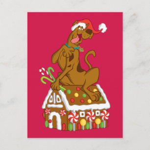 Scooby and Gingerbread House Postcard
