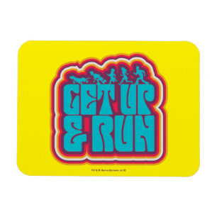 Scooby and the Gang "Get Up & Run" Graphic Magnet