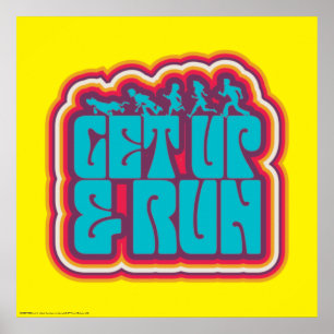 Scooby and the Gang "Get Up & Run" Graphic Poster