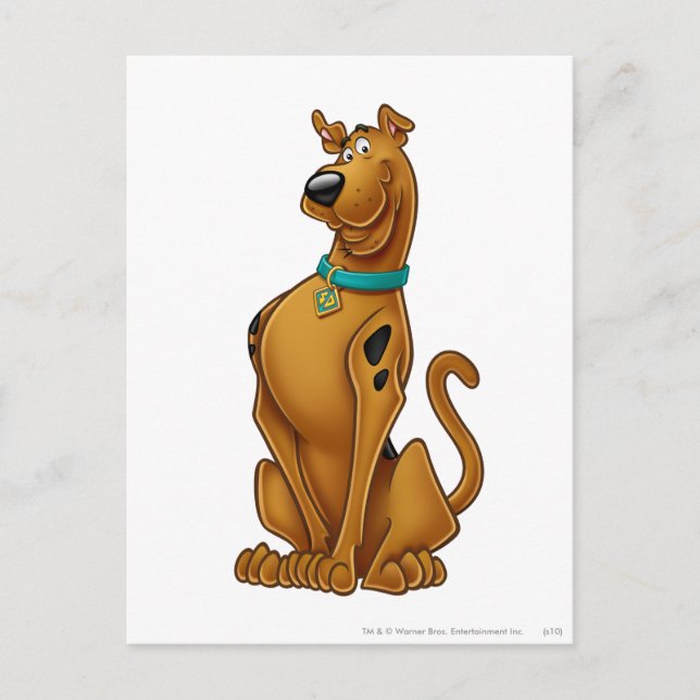 Scooby-Doo Airbrush Pose Postcard (Front)