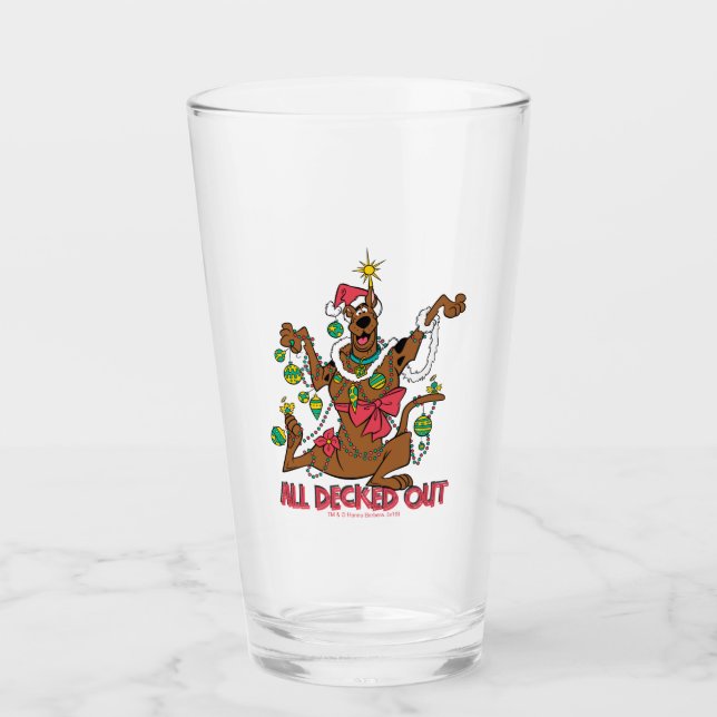 Scooby-Doo All Decked Out Glass (Front)