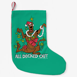 Scooby-Doo All Decked Out Small Christmas Stocking