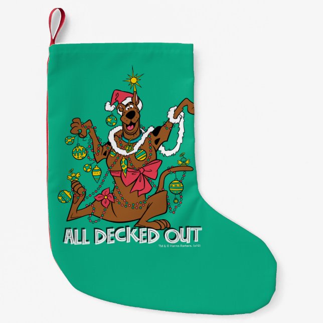 Scooby-Doo All Decked Out Small Christmas Stocking (Front)
