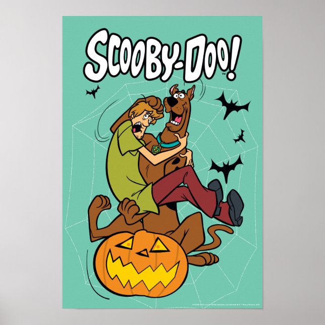 Scooby-Doo and Shaggy Halloween Fright Poster (Front)