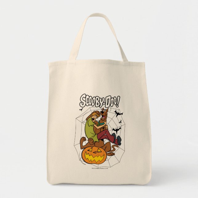 Scooby-Doo and Shaggy Halloween Fright Tote Bag (Front)