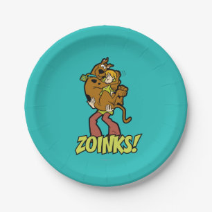 Scooby-Doo and Shaggy Zoinks! Paper Plate