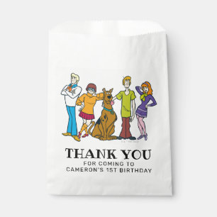 Scooby-Doo and the Gang Birthday Thank You Favour Bag