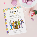 Scooby-Doo and the Gang Groovy Birthday Invitation<br><div class="desc">Celebrate in groovy style with this vibrant Scooby-Doo birthday invitation featuring the gang and their iconic Mystery Machine. Perfect for fans of the classic cartoon,  this fun and colorful design sets the stage for an exciting party filled with mystery-solving adventures and unforgettable memories.</div>