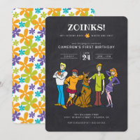 Scooby-Doo and the Gang Groovy Chalkboard Birthday